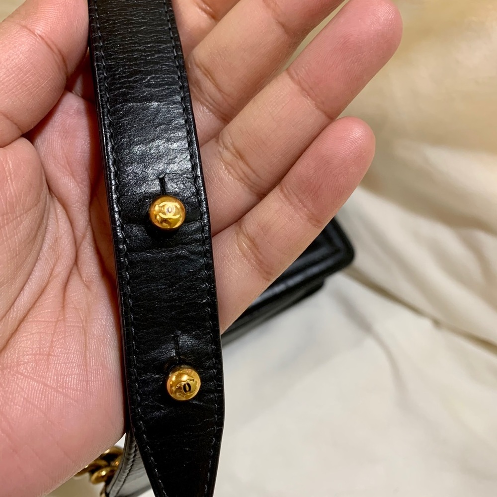 ❌SOLD❌💯Authentic Chanel Boy Bag Old Medium - Picture 4 of 14